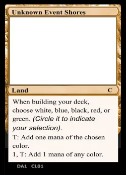 Unknown Event Shores #CL01b · Magic: The Gathering