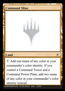 Command Mine #CL03b · Magic: The Gathering