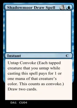 Shadowmoor Draw Spell #CU04b · Magic: The Gathering