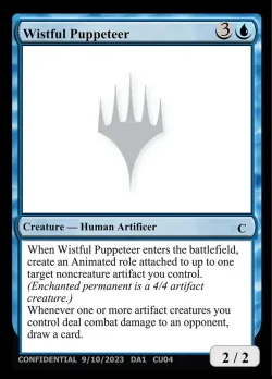 Wistful Puppeteer #CU04d · Magic: The Gathering