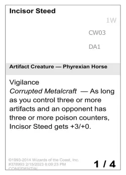 Incisor Steed #CW03 · Magic: The Gathering
