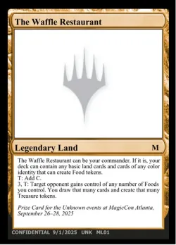 The Waffle Restaurant #ML01 · Magic: The Gathering