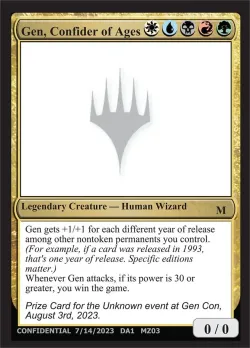 Gen, Confider of Ages #MZ03 · Magic: The Gathering