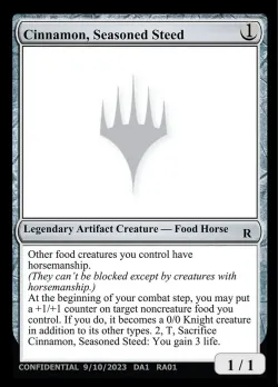 Cinnamon, Seasoned Steed #RA01 · Magic: The Gathering