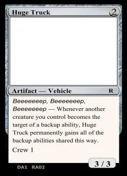 Huge Truck #RA02b · Magic: The Gathering