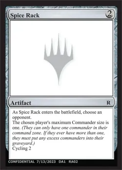 Spice Rack #RA02d · Magic: The Gathering