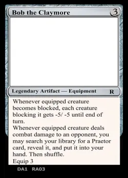 Bob the Claymore #RA03a · Magic: The Gathering