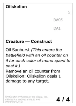 Oilskelion #RA05b · Magic: The Gathering