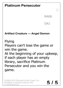 Platinum Persecutor #RA06a · Magic: The Gathering