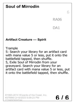 Soul of Mirrodin #RA06b · Magic: The Gathering