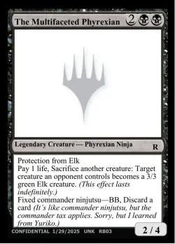 The Multifaceted Phyrexian #RB03 · Magic: The Gathering
