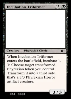 Incubation Triformer #RB03c · Magic: The Gathering
