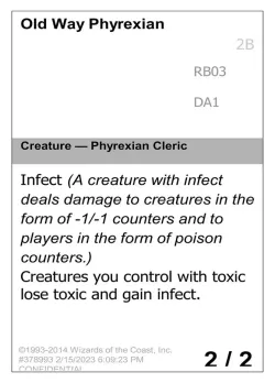 Old Way Phyrexian #RB03d · Magic: The Gathering