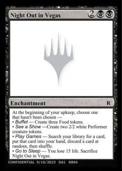 Night Out in Vegas #RB04c · Magic: The Gathering