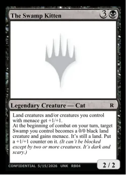 The Swamp Kitten #RB04i · Magic: The Gathering