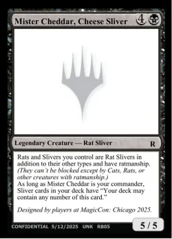 Mister Cheddar, Cheese Sliver #RB05a · Magic: The Gathering