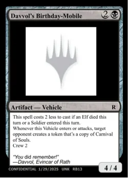 Davvol's Birthdaymobile #RB13a · Magic: The Gathering