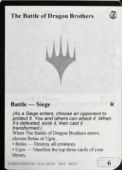 The Battle of Dragon Brothers // Fate Reforged #RC07b · Magic: The Gathering