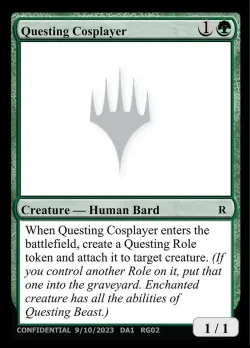Questing Cosplayer #RG02d · Magic: The Gathering