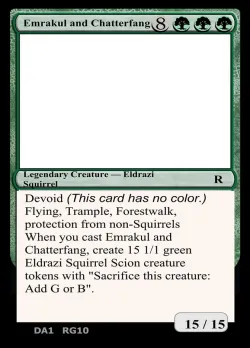 Emrakul and Chatterfang #RG10 · Magic: The Gathering