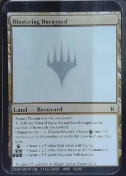 Blustering Barnyard #RL01d · Magic: The Gathering