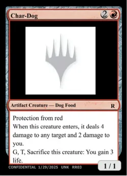 Char-Dog #RR03a · Magic: The Gathering