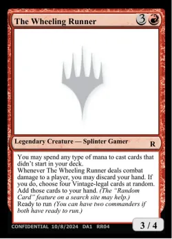 The Wheeling Runner #RR04d · Magic: The Gathering