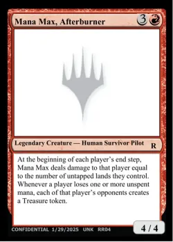 Mana Max, Afterburner #RR04f · Magic: The Gathering