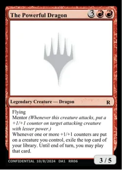 The Powerful Dragon #RR06b · Magic: The Gathering