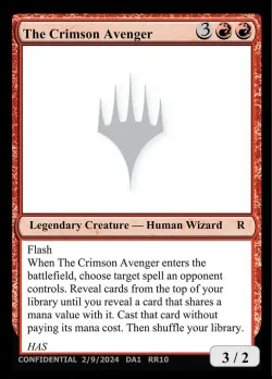 The Crimson Avenger #RR10 · Magic: The Gathering