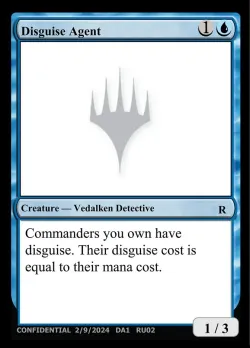 Disguise Agent #RU02a · Magic: The Gathering