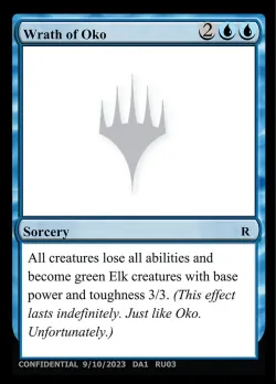 Wrath of Oko #RU03b · Magic: The Gathering