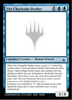 The Charitable Drafter #RU06 · Magic: The Gathering