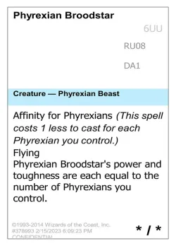 Phyrexian Broodstar #RU08 · Magic: The Gathering