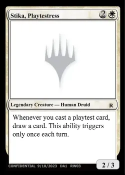 Stika, Playtestress #RW03d · Magic: The Gathering