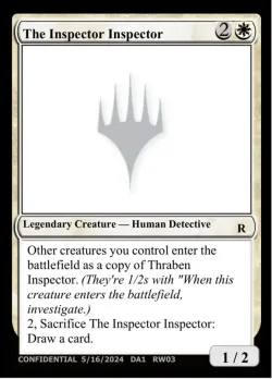 The Inspector Inspector #RW03e · Magic: The Gathering