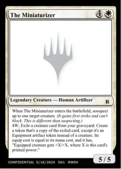 The Miniaturizer #RW04d · Magic: The Gathering