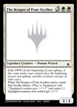 The Keeper of Four Scythes #RW05d · Magic: The Gathering
