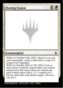 Hosting Season #RW05e · Magic: The Gathering