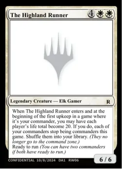 The Highland Runner #RW06b · Magic: The Gathering