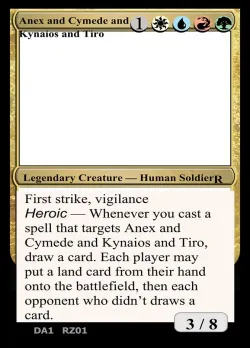 Anax and Cymede & Kynaios and Tiro #RZ01a · Magic: The Gathering