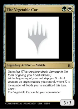 The Vegetable Car #RZ02 · Magic: The Gathering