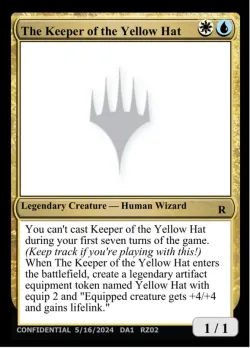 The Keeper of the Yellow Hat #RZ02b · Magic: The Gathering