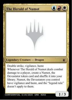 The Herald of Numot #RZ03 · Magic: The Gathering