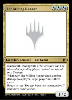 The Milling Runner #RZ03f · Magic: The Gathering