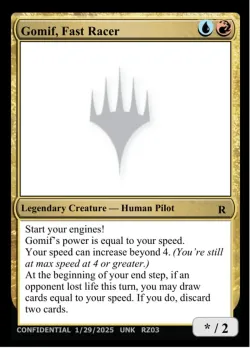 Gomif, Fast Racer #RZ03i · Magic: The Gathering
