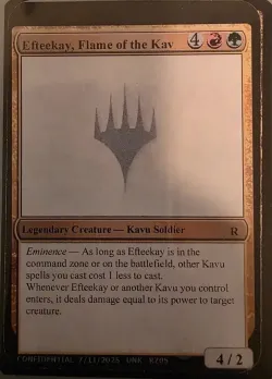 Efteekay, Flame of the Kav #RZ03l · Magic: The Gathering