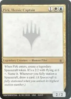Pirk, Heroic Captain #RZ03n · Magic: The Gathering