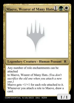 Maeve, Wearer of Many Hats #RZ04d · Magic: The Gathering