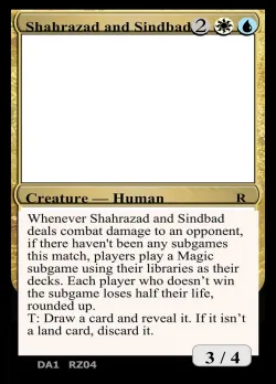 Shahrazad and Sindbad #RZ04g · Magic: The Gathering